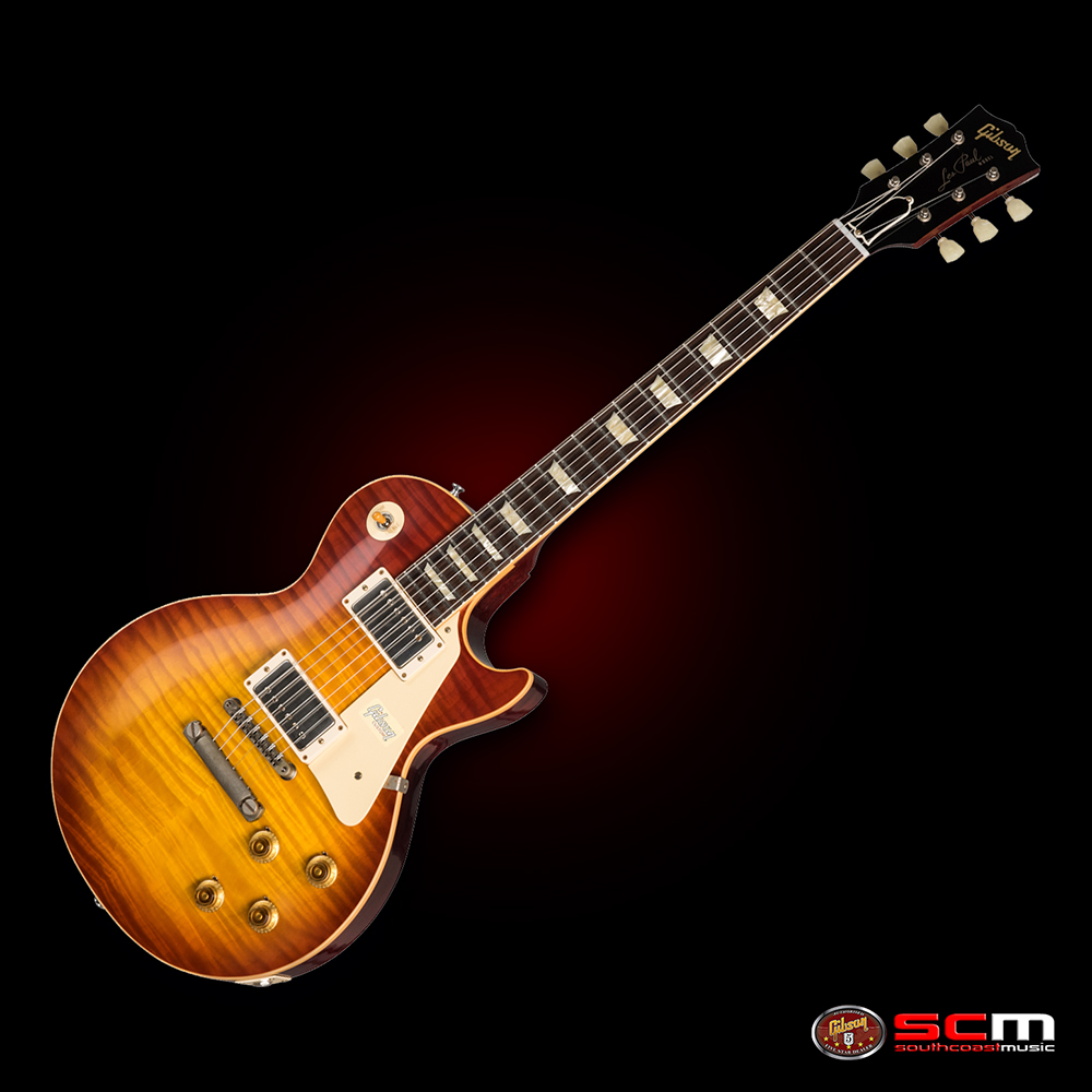 Teaburst Gibson Custom Shop 60th Anniversary 1959 Les Paul Standard VOS Electric ...