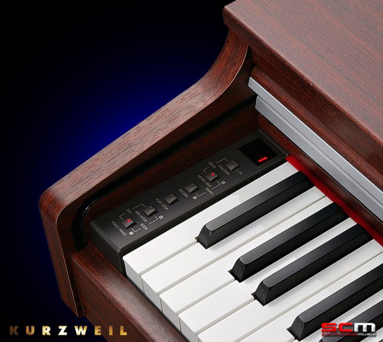 Kurzweil M110 Digital Piano with matching Bench Rosewood finish