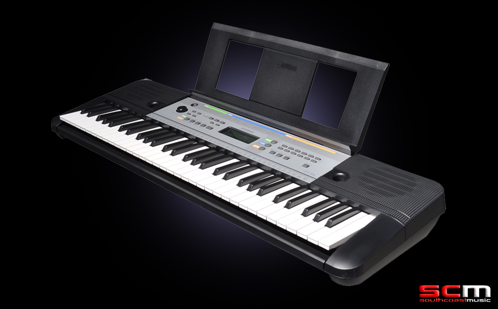 Yamaha YPT255 Portable Keyboard 61 Keys with OnBoard Lessons & Adaptor
