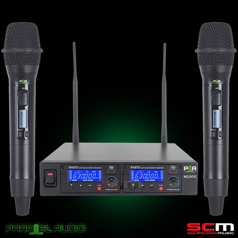 Parallel Audio M2000 Modular Wireless Microphone System 2 x Receivers 2