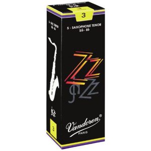 Vandoren Tenor Sax Reed ZZ 3.0 JAZZ Saxophone Reeds - Box Of 5 SR423 Reeds