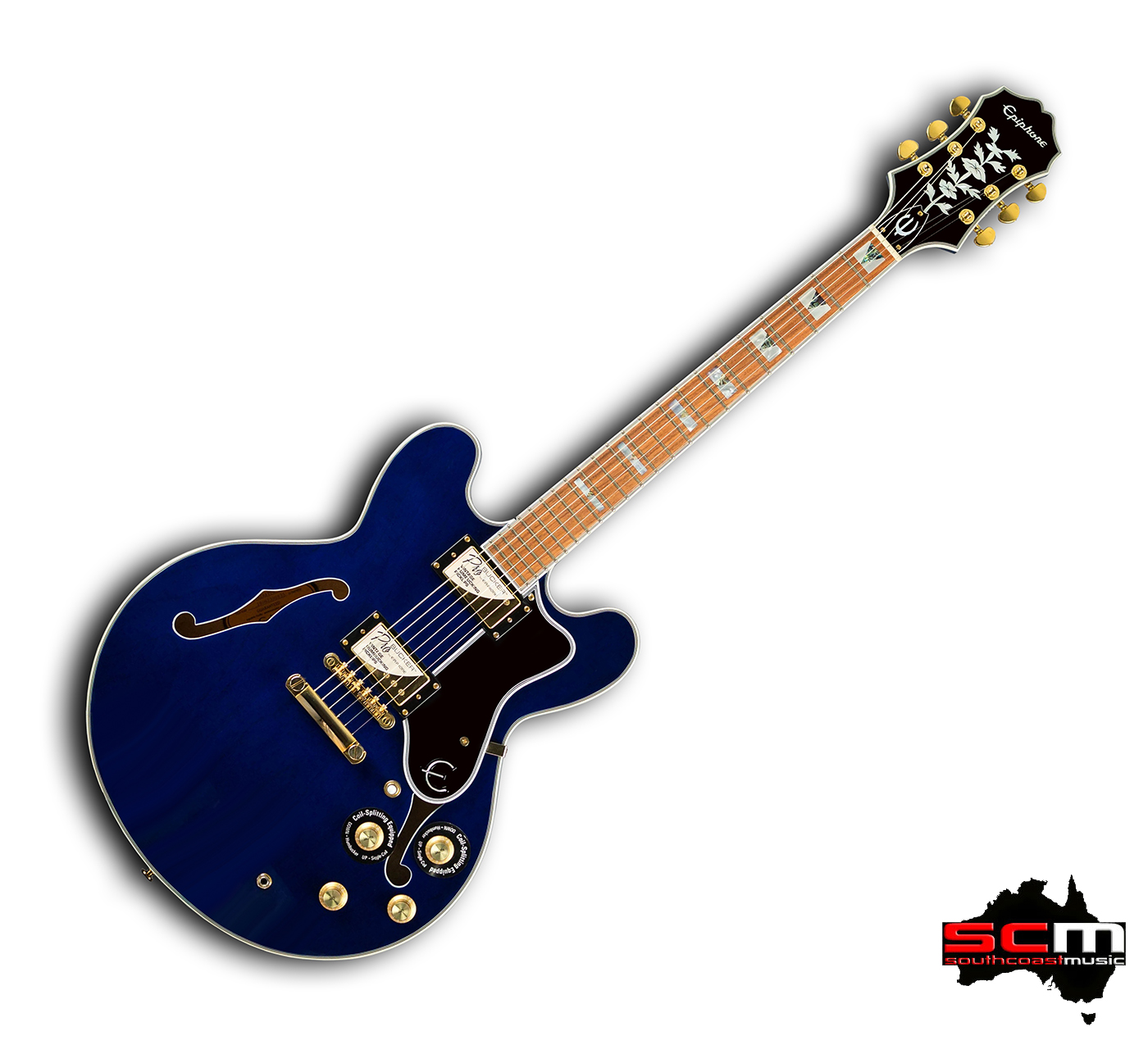 Epiphone Sheraton II PRO Semi-Hollow Electric Guitar - Midnight