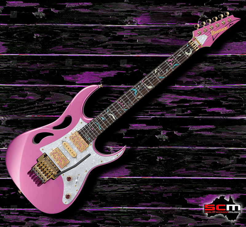 Steve vai shop pink guitar