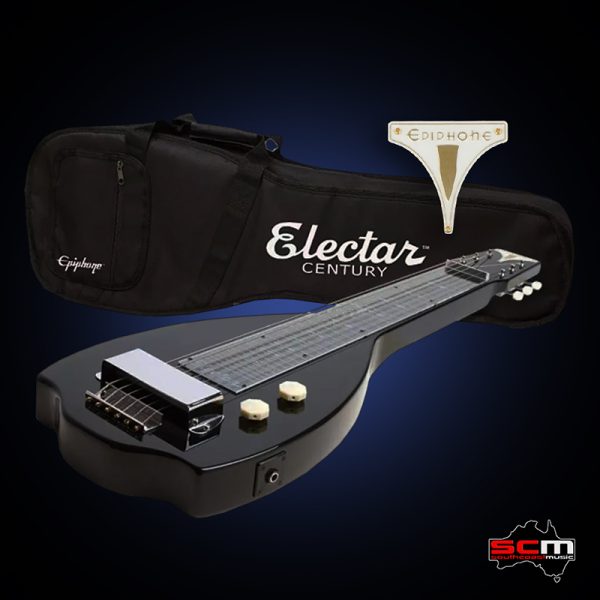 Epiphone Electar Century 1939 Lap Steel Guitar Black Gloss finish with