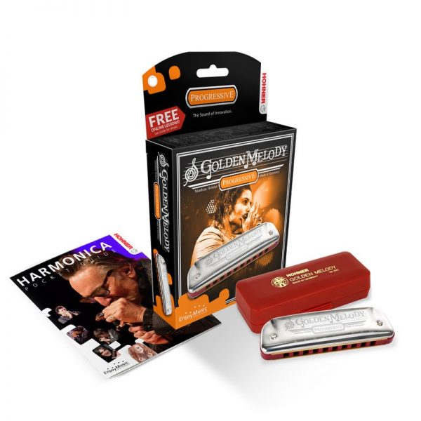 Hohner Golden Melody Diatonic Harmonica Harp in the Key of A South Coast Music