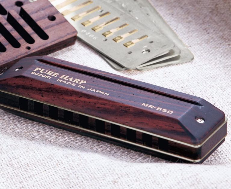 Suzuki Pure Harp Harmonica Rosewood G Professional Range South