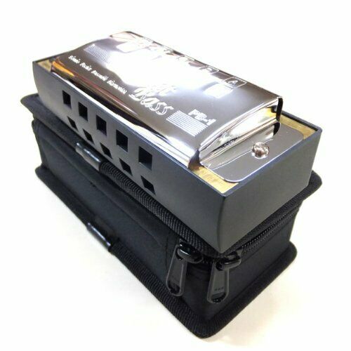 TOMBO Pocket Bass harmonica in deluxe case 1160 made in Japan South