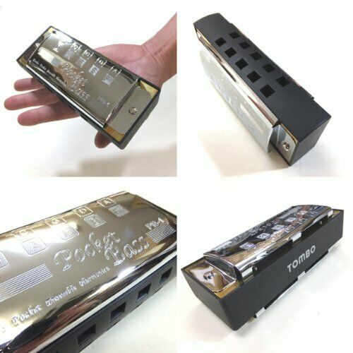 TOMBO Pocket Bass harmonica in deluxe case 1160 made in Japan South