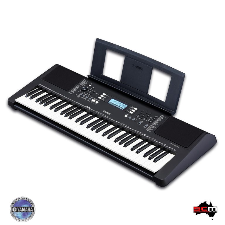 Yamaha PSRE373 Portable Arranger Keyboard 61 Touch Response Keys 5 Year Warranty South Coast Music