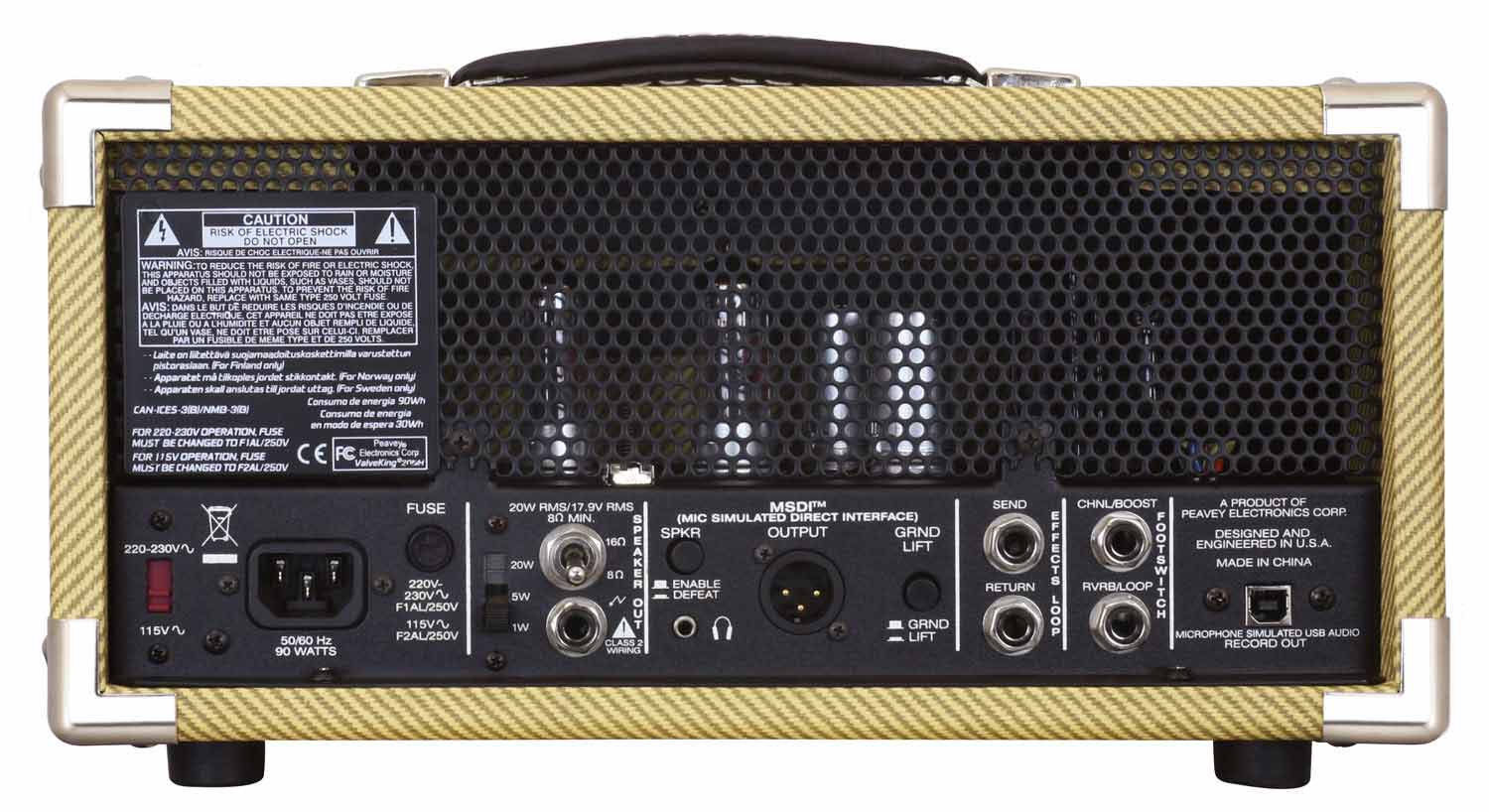 Peavey Classic® 20 MH Mini Amp Head All Valve Mini Guitar Amp Head