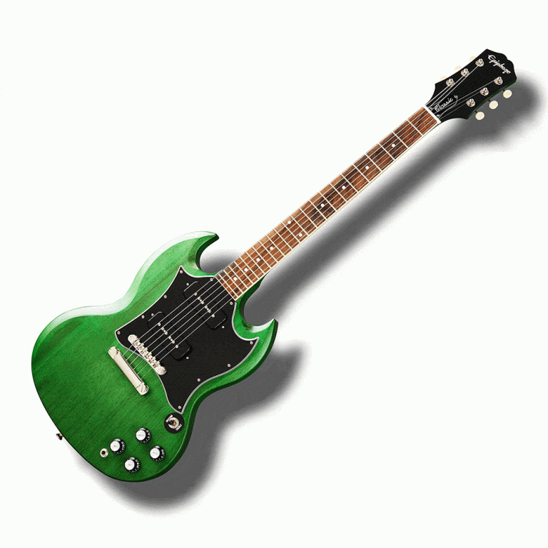 Epiphone SG Classic Electric Guitar P90 Pickups Inverness Green Finish