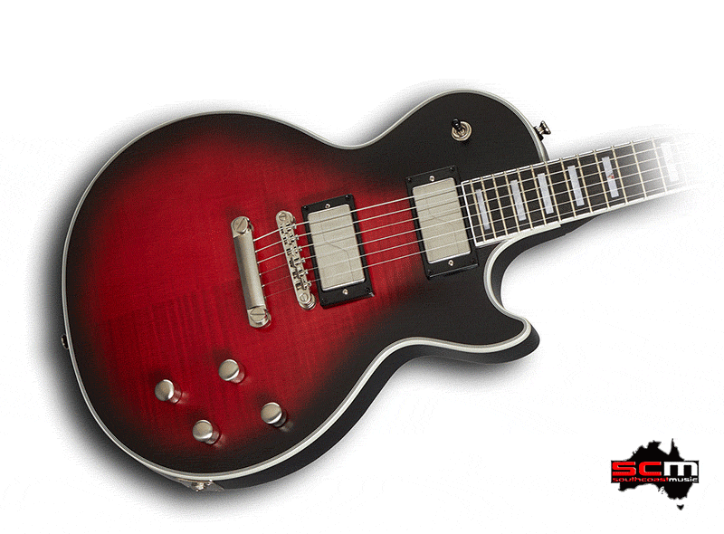 Epiphone Les Paul Prophecy Electric Guitar Red Tiger Aged Gloss Finish SOLD OUT South Coast Music