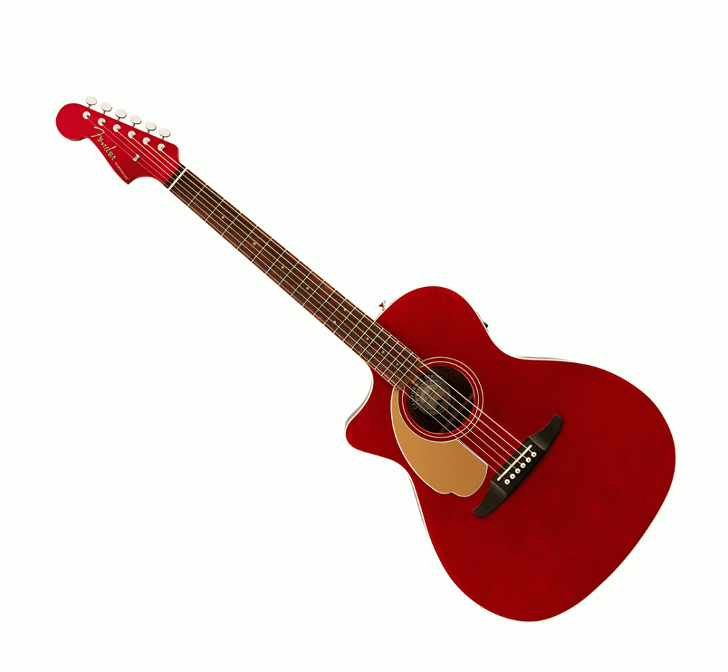 Fender Newporter Player Acoustic Electric Guitar LeftHanded Candy