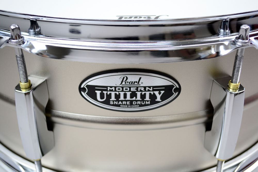 Pearl Snare Drum Pearl Modern Utility Steel Snare Drum 14" x 5.5