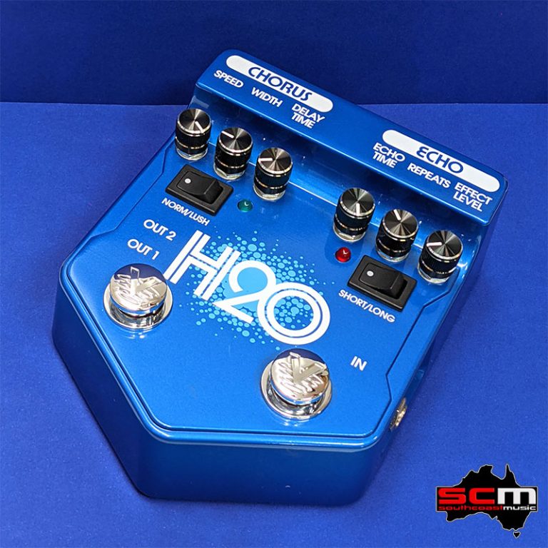 Visual Sound H2O V2 Chorus & Echo Guitar Effects Pedal South Coast Music