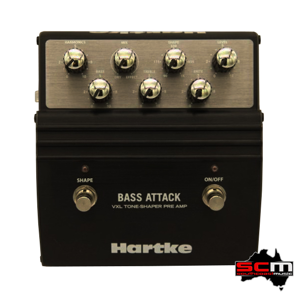 Hartke Bass Attack VXL Tone-Shaper Pre-Amp / DI Pedal - the