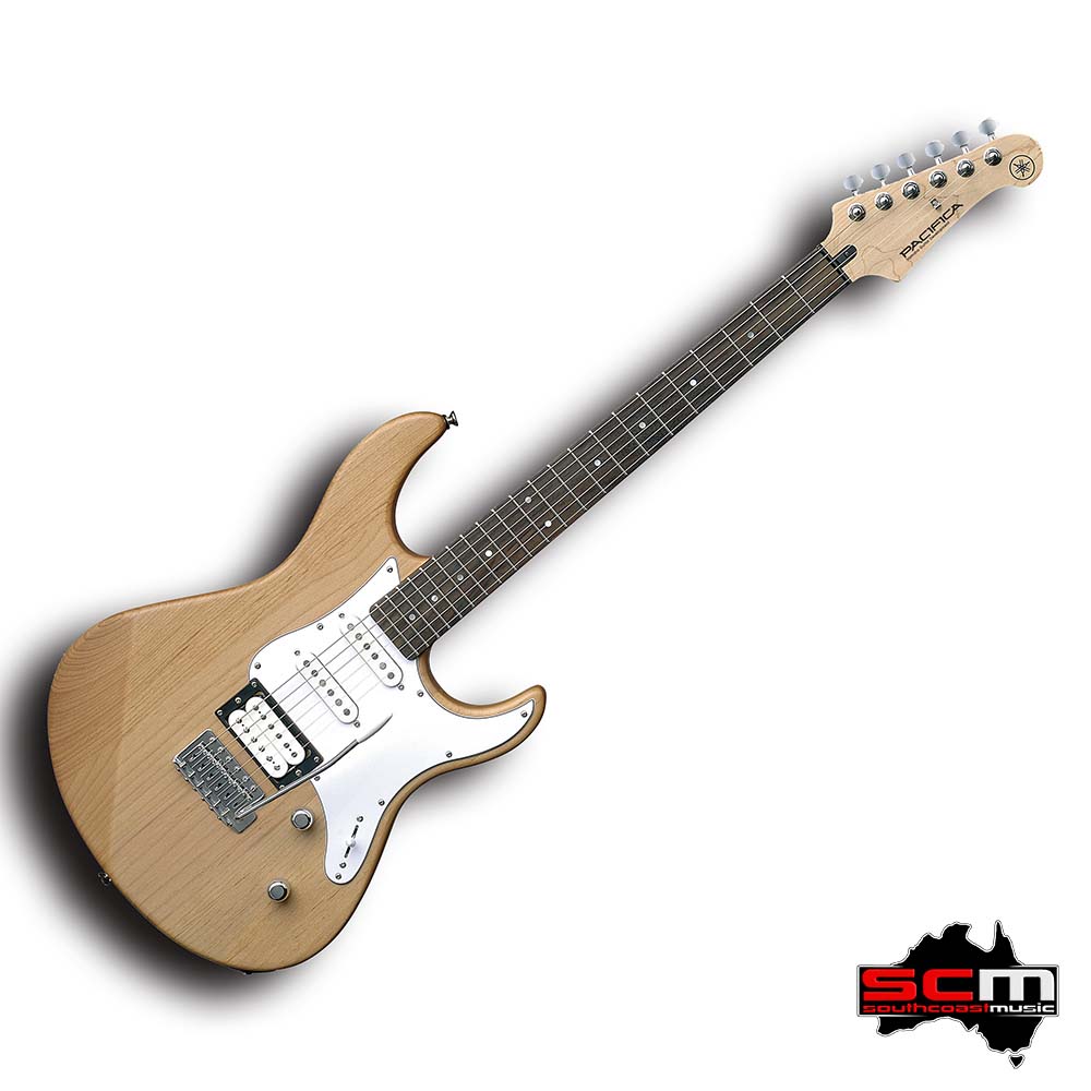 Yamaha Pacifica 112V YNS Yellow Natural Satin Super Strat Electric Guitar  Five Year Warranty