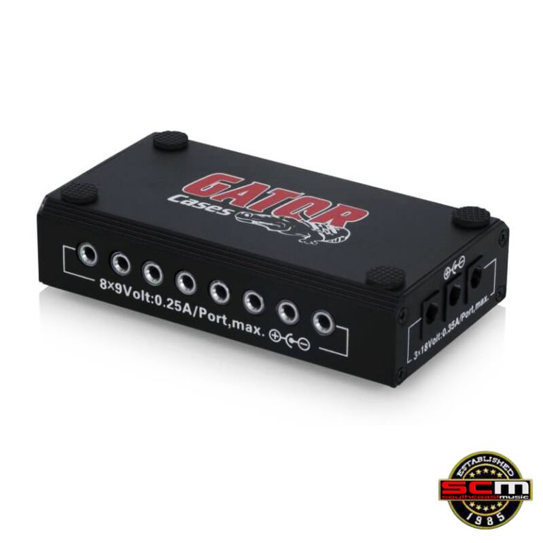 GATOR GBUS8 Pedalboard Power Supply Power up to 11 Stomp Boxes
