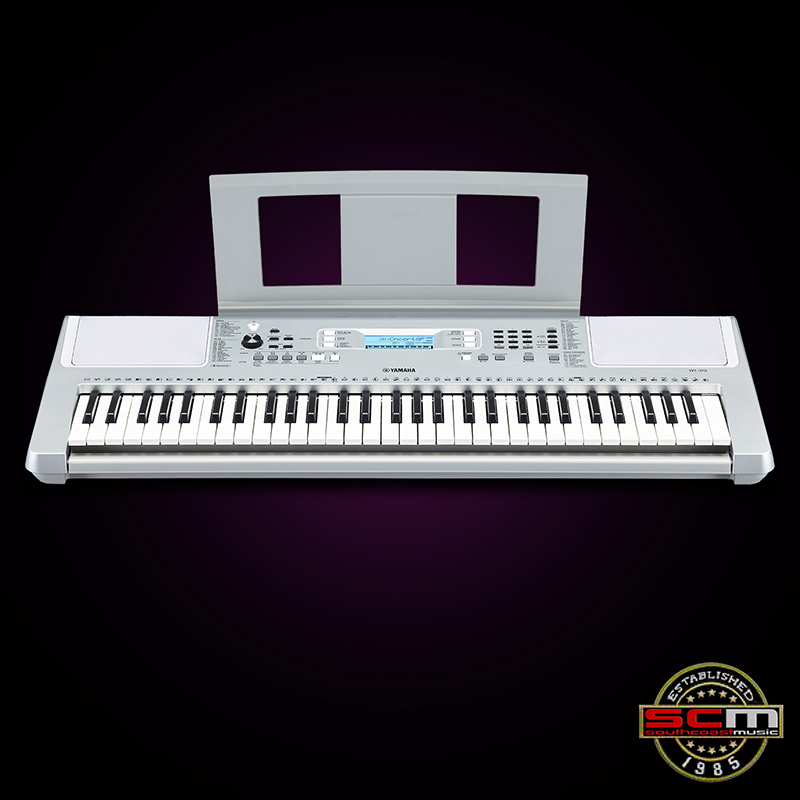 YAMAHA YPT370 Portable Digital Keyboard 61 Touch Response Keys South Coast Music